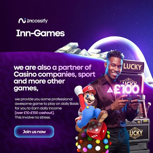 Incossify games feature