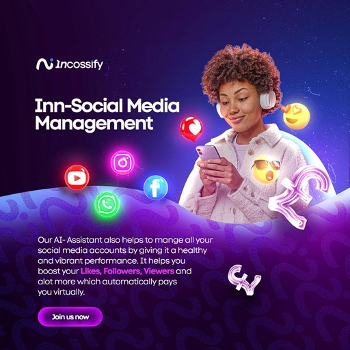 Incossify social media management feature